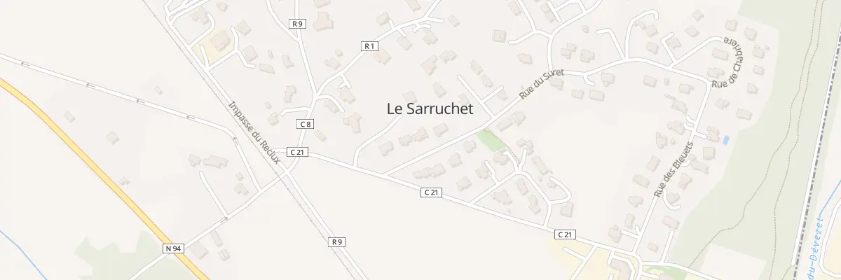 Plan du 5 Rue du Suret à Montgardin
