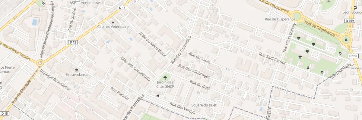 Plan du 44 Rue des tournelles à Ville-la-Grand