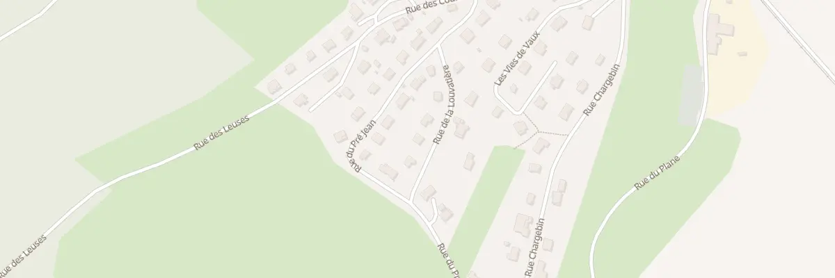 Plan du 8 Rue de la Louvatière à Vaux-et-Chantegrue