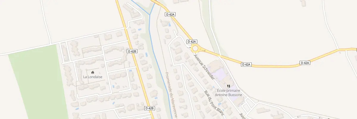 Plan du 7B Rue du Pont Blanc à La Londe-les-Maures