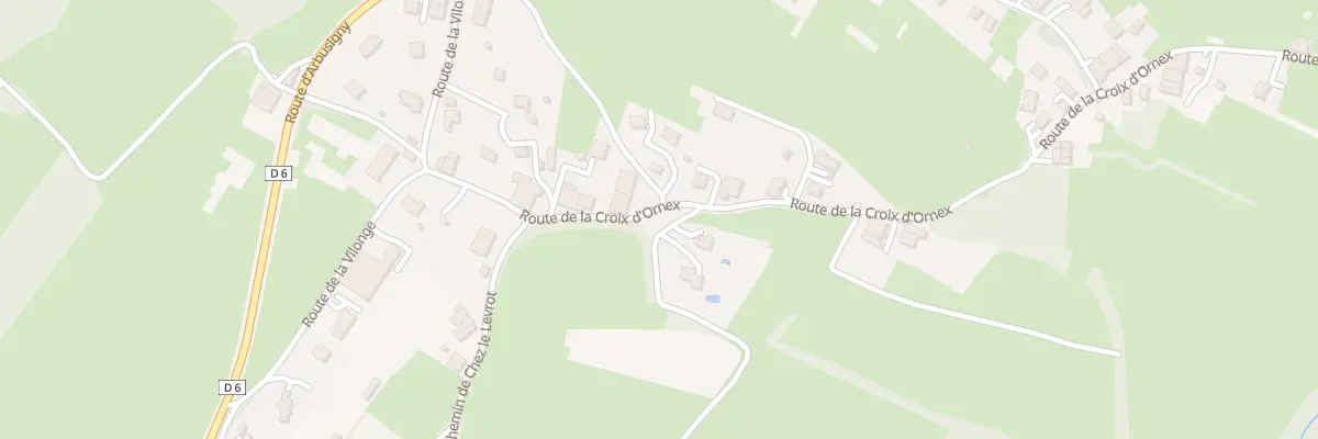 Plan du 916 Rte de la Croix d’Ornex à Pers-Jussy