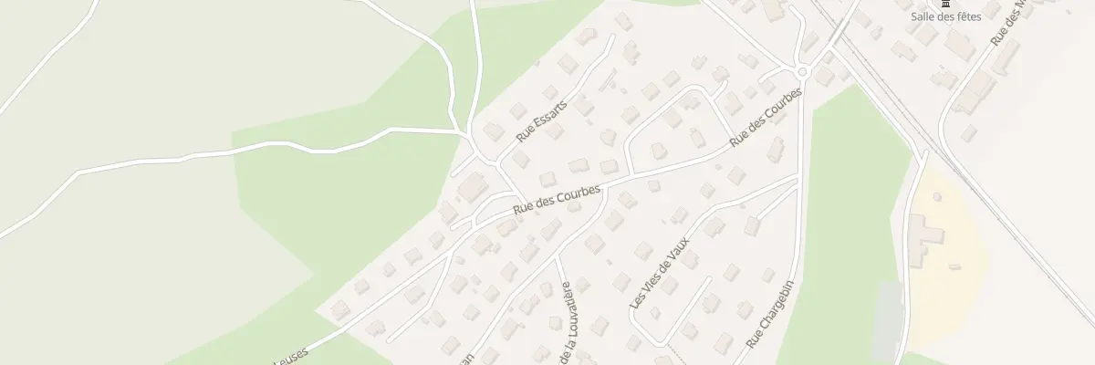 Plan du 12 Rue des Courbes à Vaux-et-Chantegrue
