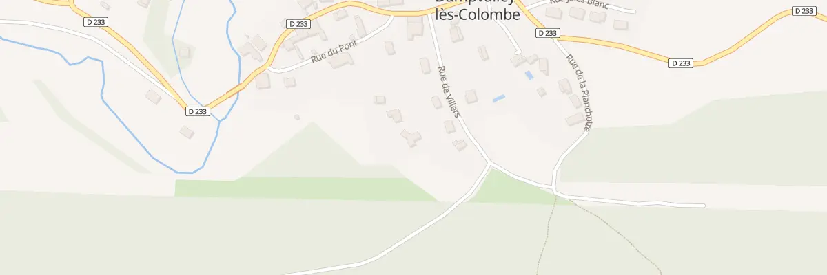 Plan du 10 Rue de Villers à Dampvalley-lès-Colombe