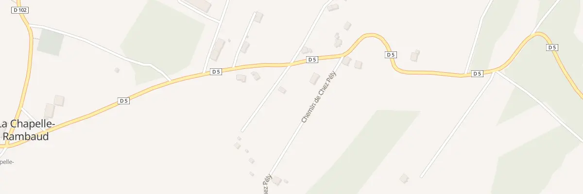 Plan du 336 Rte de la Roche-sur-Foron à La Chapelle-Rambaud