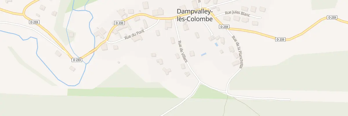 Plan du 6 Rue de Villers à Dampvalley-lès-Colombe