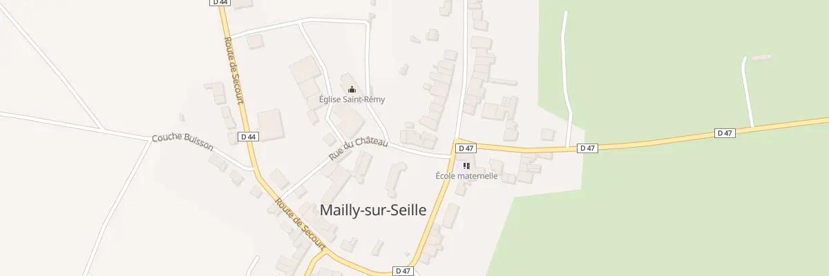 Plan du 1 Rue du Château à Mailly-sur-Seille