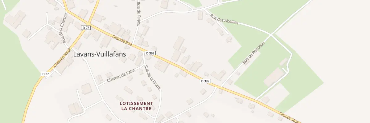Plan du 41 Gr Grande Rue à Lavans-Vuillafans