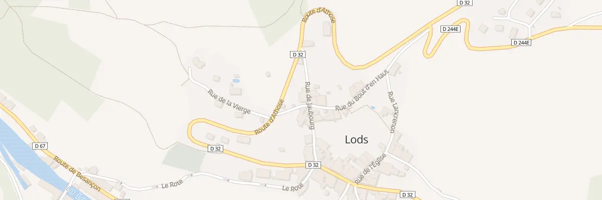 Plan du 2 Rue de la Vierge à Lods