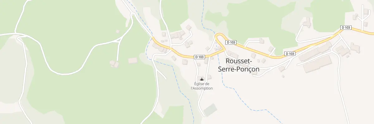Plan du 5337F Le Village à Rousset-Serre-Ponçon