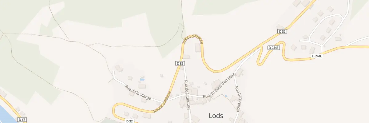 Plan du 12 Rte d’Athose à Lods