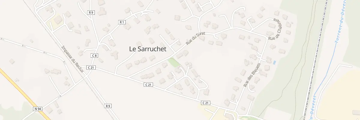 Plan du 12 Rue du Suret à Montgardin