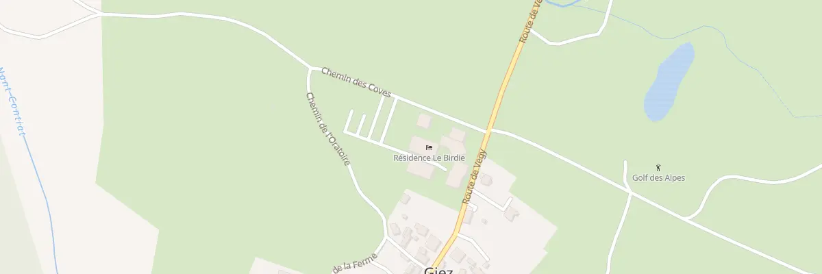 Plan du 1 Che des Coves à Giez