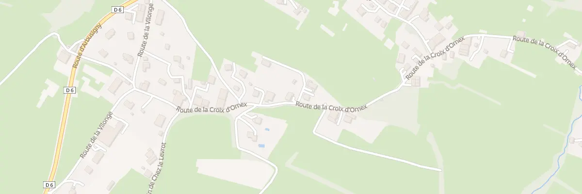 Plan du 814 Rte de la Croix d’Ornex à Pers-Jussy