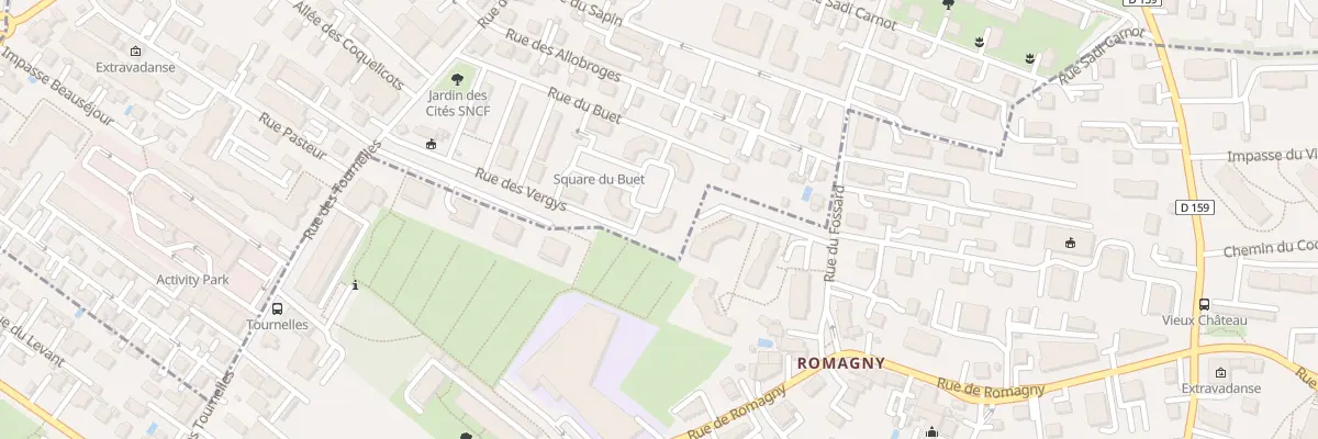 Plan du 13 Rue des vergys à Ville-la-Grand