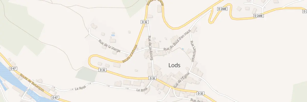 Plan du 2 Rue du Bout d’En Haut à Lods