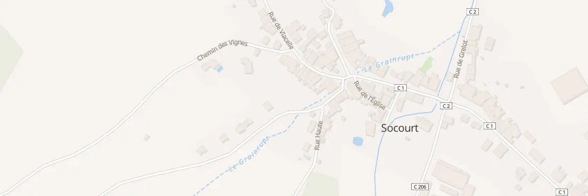 Plan du 41 Rue de Viacelle à Socourt