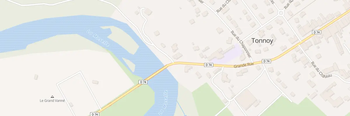 Plan du 2 Imp de la Moselle à Tonnoy