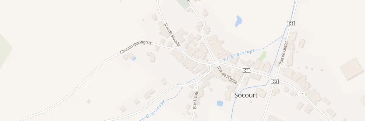 Plan du 87 Rue de Viacelle à Socourt