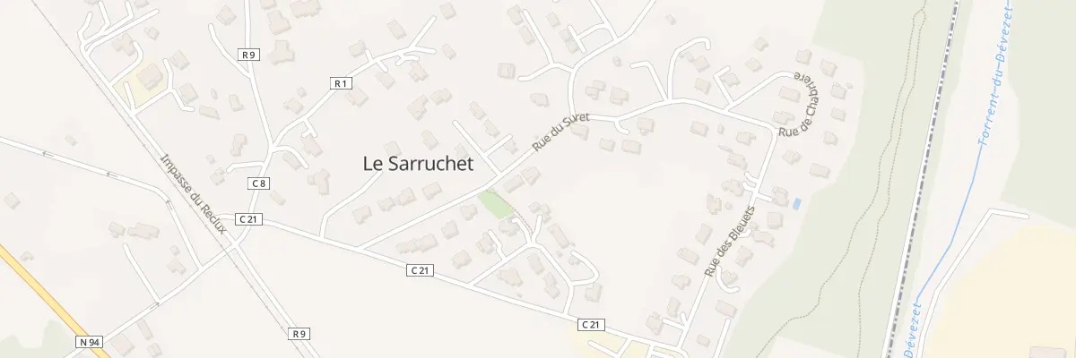 Plan du 5116 Saruchet à Montgardin