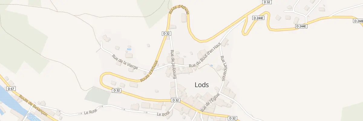 Plan du 3 Rue du Bout d’En Haut à Lods