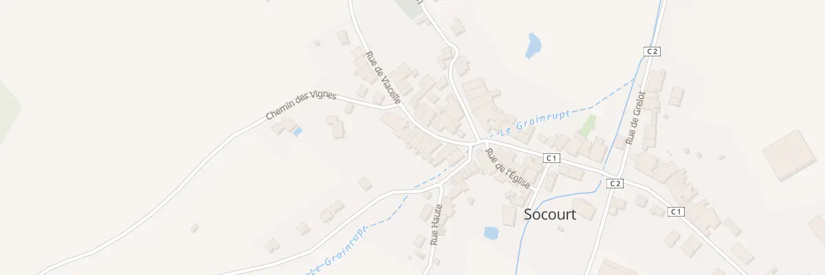 Plan du 73 Rue de Viacelle à Socourt