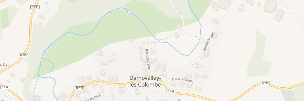 Plan du 6 Rue des Canes à Dampvalley-lès-Colombe