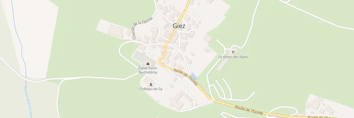 Plan du 91 Chem de la Fontaine à Giez