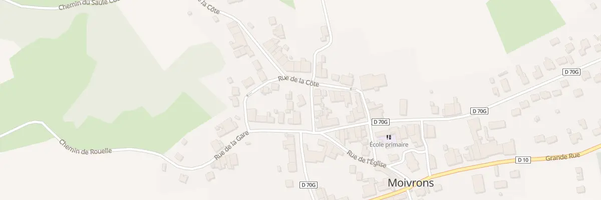Plan du 23 Rue de Villers à Moivrons