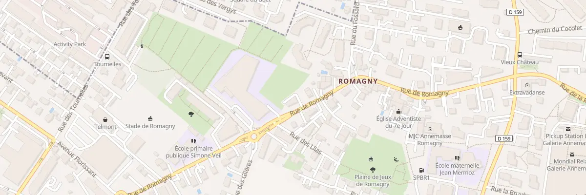 Plan du 61 Rue de Romagny à Annemasse