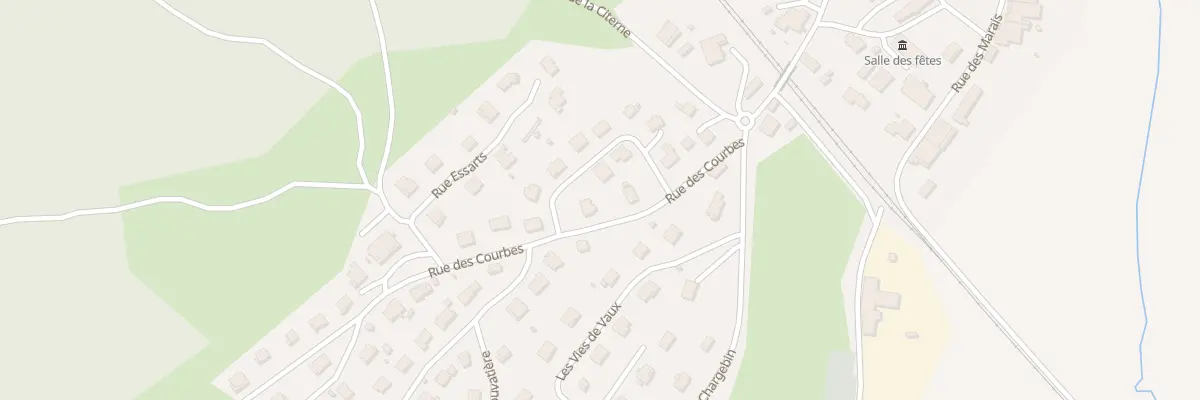 Plan du 6 Rue des Courbes à Vaux-et-Chantegrue