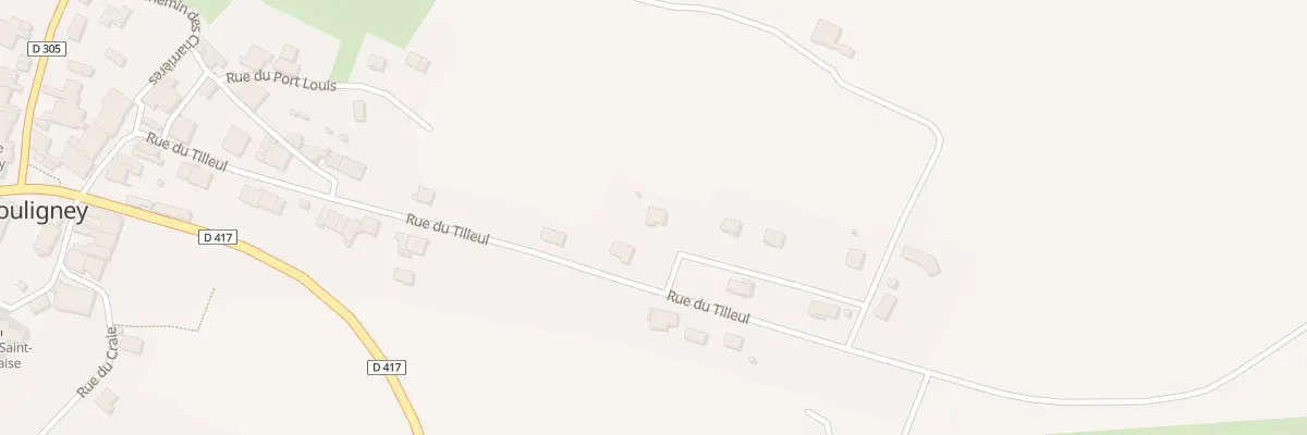 Plan du 39 Rue du Tilleul à Bouligney