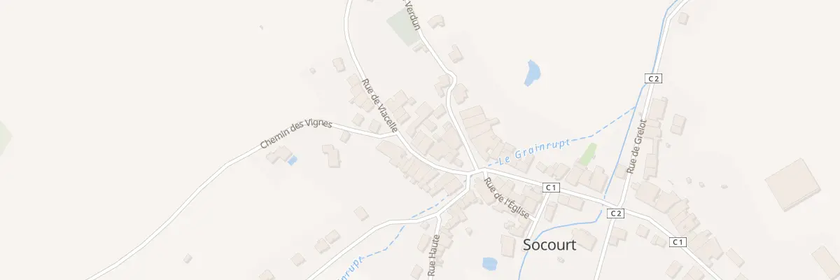Plan du 76 Rue de Viacelle à Socourt