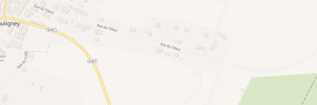 Plan du 36 Rue du Tilleul à Bouligney