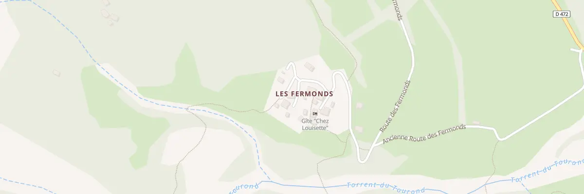 Plan du 5196 Les Fermonds à Champoléon