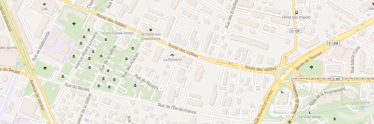 Plan du 14 Rue du Roussy à Annemasse