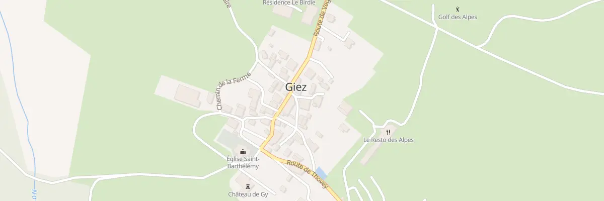 Plan du 14 Chem de la Fontaine à Giez