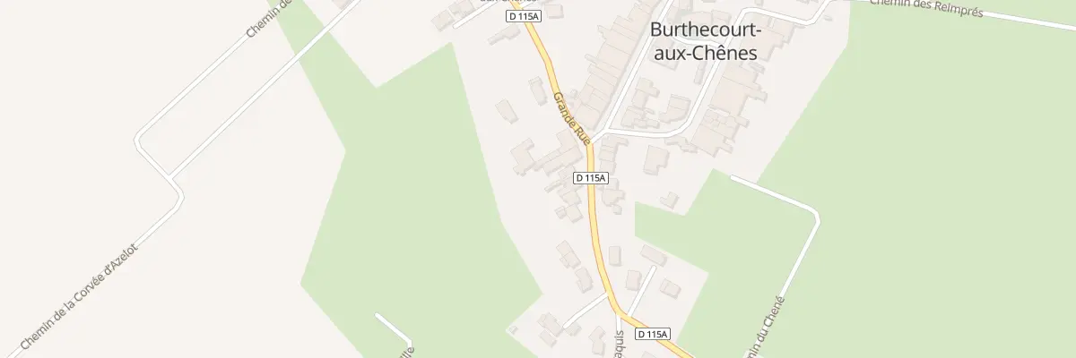 Plan du 14 Gr Grande Rue à Burthecourt-aux-Chênes