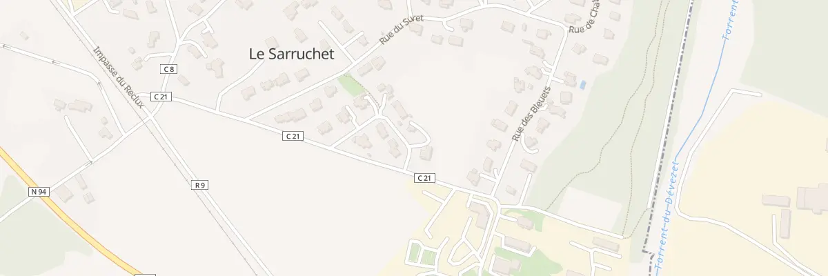 Plan du 5232 Saruchet à Montgardin