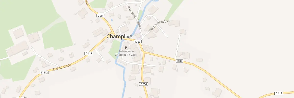 Plan du 6 Gr Grande Rue à Champlive