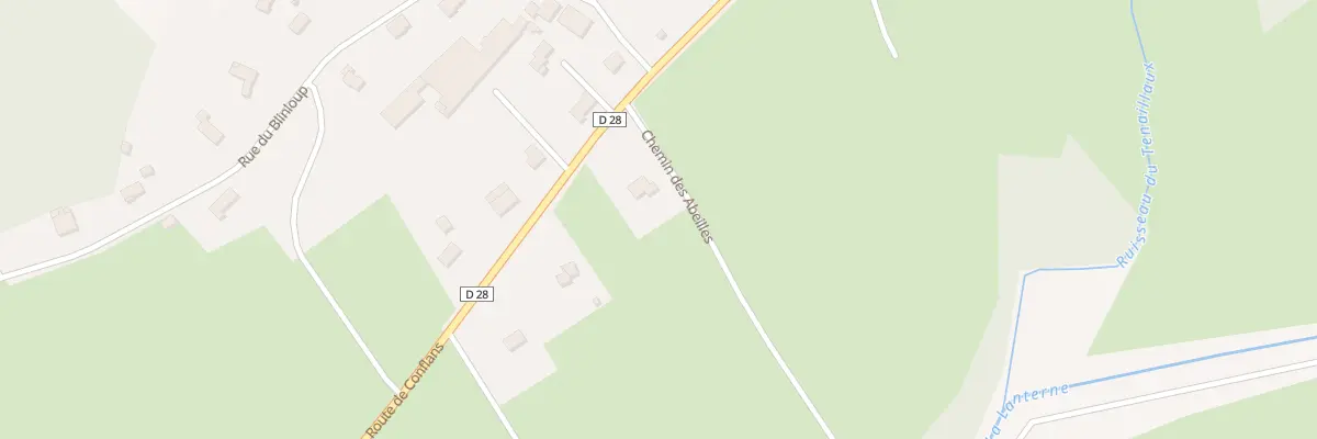 Plan du 2 Rte de Conflans à Briaucourt