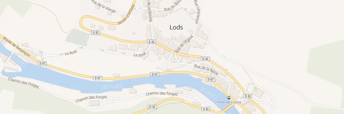 Plan du 29 Rue de Reine à Lods