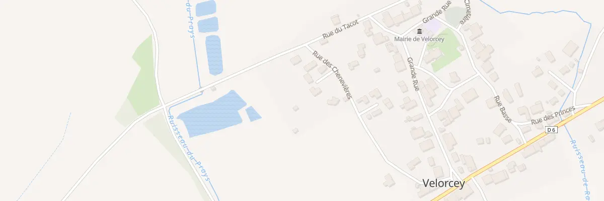 Plan du 3B Rue des Chenevieres à Velorcey