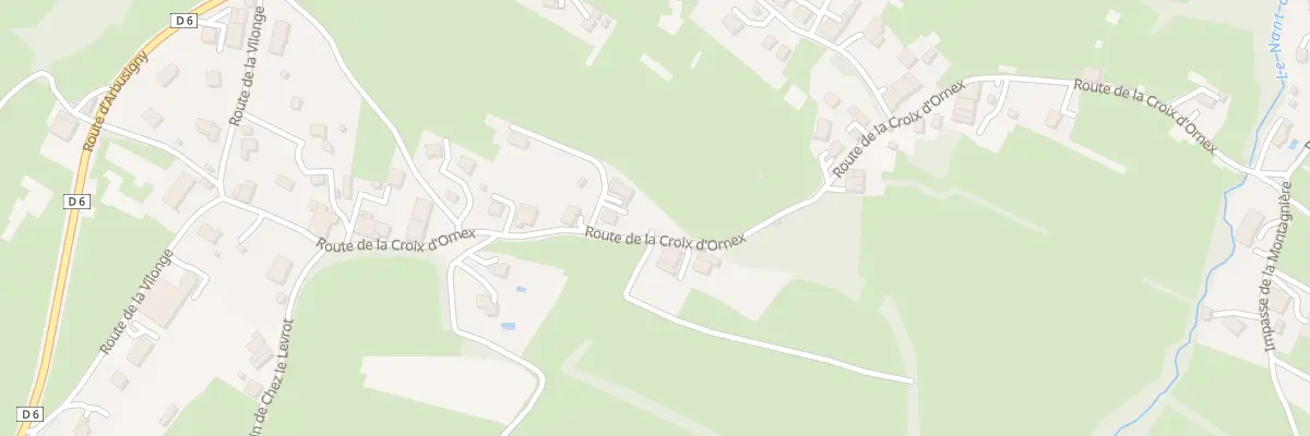 Plan du 731 Rte de la Croix d’Ornex à Pers-Jussy