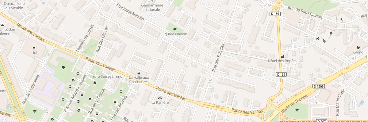 Plan du 5B Rue des Échelles à Annemasse