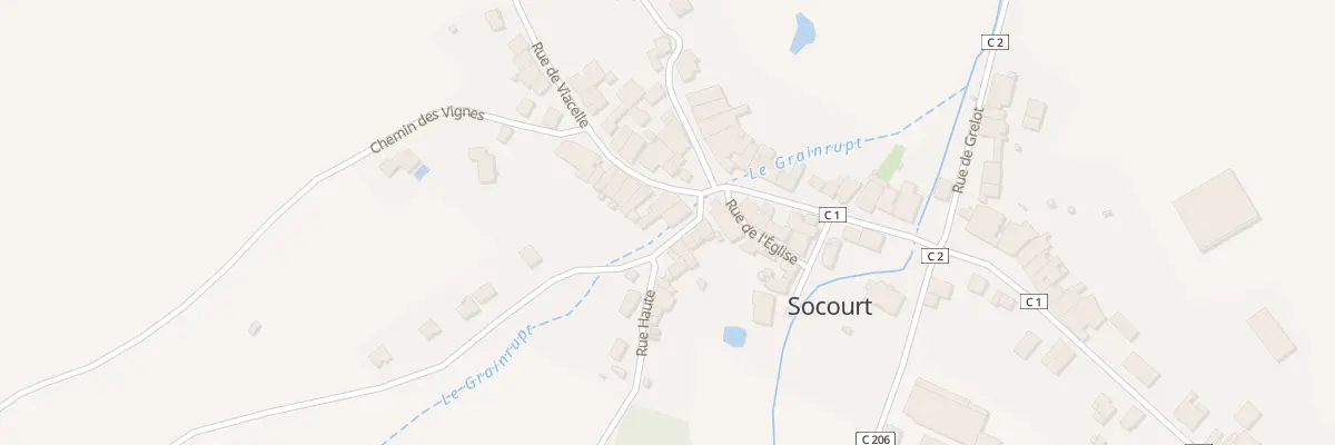 Plan du 30 Rte d’Hergugney à Socourt