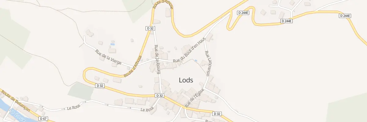 Plan du 14 Rue du Bout d’En Haut à Lods