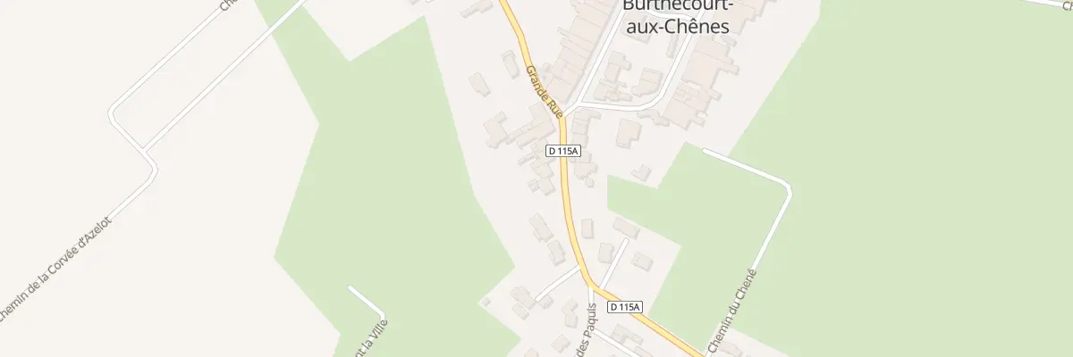Plan du 20 Gr Grande Rue à Burthecourt-aux-Chênes