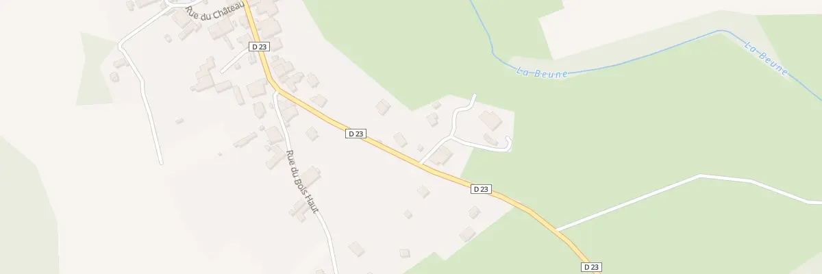Plan du 11 Rue de la Baumière à Cendrey