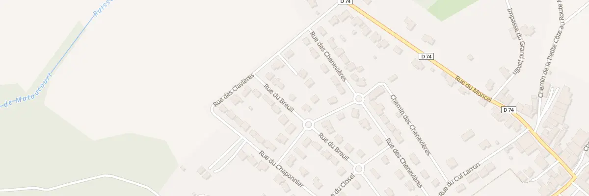 Plan du 16 Rue du Breuil à Tonnoy