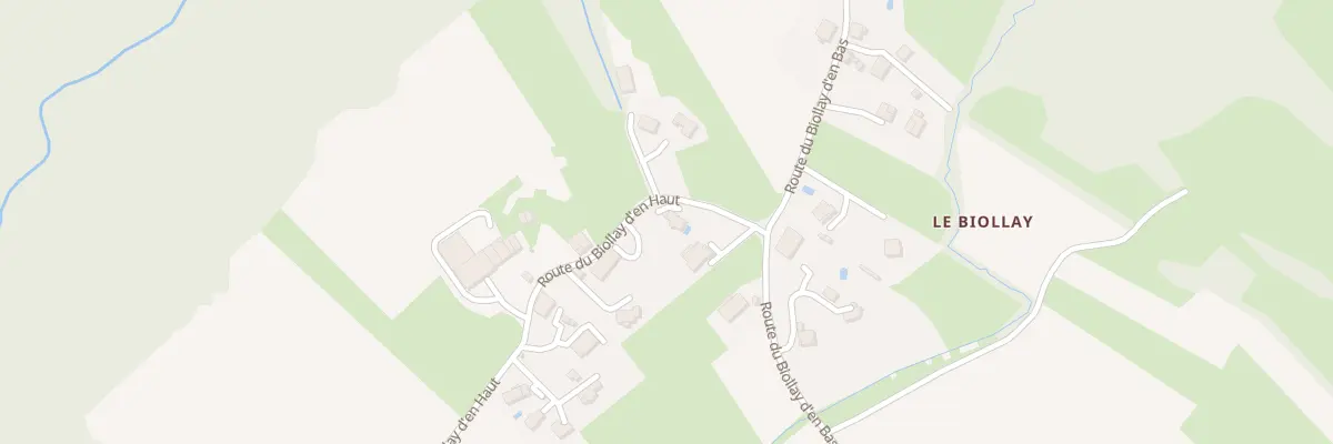 Plan du 720 Rte du Biollay d’En Haut à Pers-Jussy